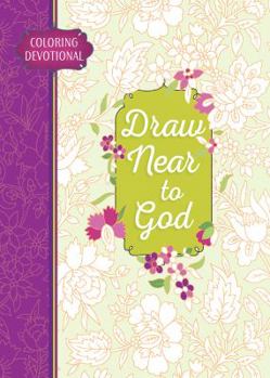 Hardcover Draw Near to God: Coloring Devotional Book