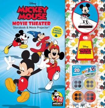 Hardcover Disney Mickey Mouse 90th Anniversary Storybook & Movie Projector Book