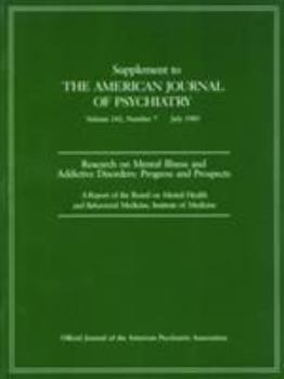 Paperback Research on Mental Illness and Addictive Disorders: Progress and Prospects Book