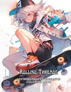 Paperback Rolling Threads: Defining Skater Elegance Coloring Book