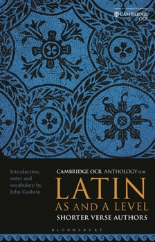 Paperback OCR Anthology for Latin as and a Level Shorter Verse Authors Book