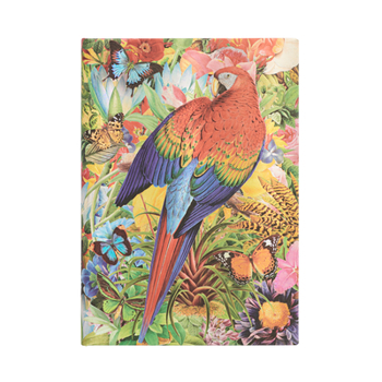 Misc. Tropical Garden MIDI Lined Hardcover Journal, 144pg, 120gsm by Paperblanks (Nature Montages) Book