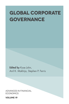Hardcover Global Corporate Governance Book