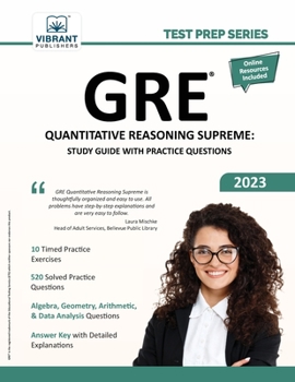 Paperback GRE Quantitative Reasoning Supreme: Study Guide with Practice Questions Book