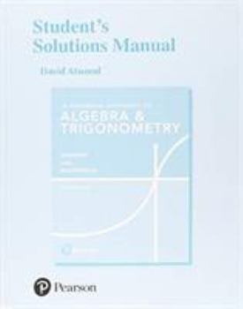 Paperback A Student Solutions Manual for Graphical Approach to Algebra & Trigonometry Book