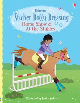 Paperback Sticker Dolly Dressing Horse Show Stable Book