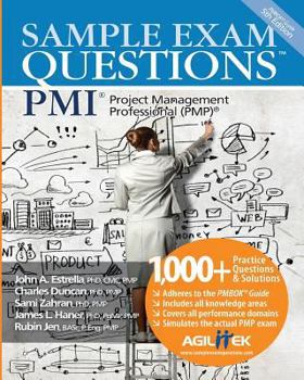 Paperback Sample Exam Questions: PMI Project Management Professional (Pmp) Book