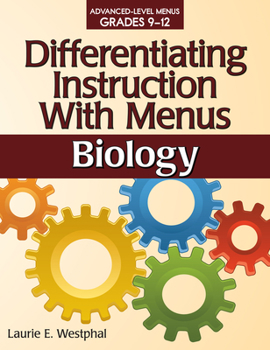 Paperback Differentiating Instruction with Menus: Biology (Grades 9-12) Book