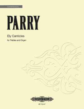 Paperback Ely Canticles for Trebles and Organ: Sheet Book