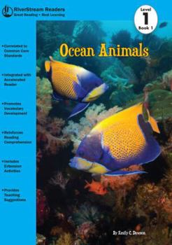 Paperback Ocean Animals Book