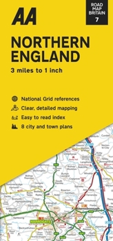 Loose Leaf Road Map Britain: Northern England Book