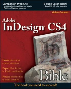 Paperback InDesign CS4 Bible Book