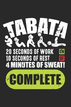 Tabata: Tabata Workout Fitness Bootcamp Cardio  Notizbuch liniert DIN A5 - 120 Seiten für Notizen, Zeichnungen, Formeln | Organizer Schreibheft Planer Tagebuch