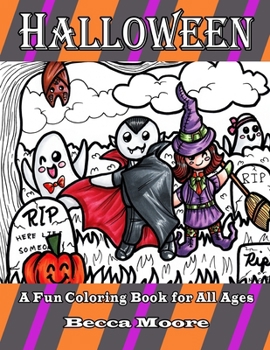 Paperback Halloween: A Calming Coloring Book for All Ages Book