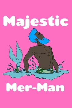 Paperback Majestic Mer Man: Comic Book Notebook Paper Book