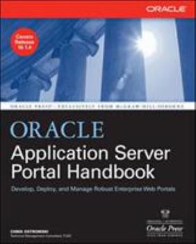 Paperback Oracle Application Server Portal Handbook Book