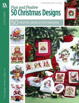 Paperback Fast & Festive 50 Christmas Designs: Cross Stitch Book