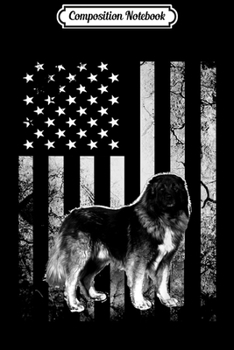 Composition Notebook: Caucasian Shepherd 4th of July America Dog Flag Patriotic  Journal/Notebook Blank Lined Ruled 6x9 100 Pages