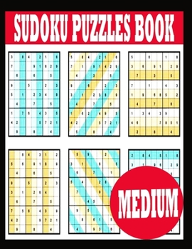 Paperback Sudoku Puzzle Book: Medium Sudoku Puzzle Book including Instructions and answer keys - Sudoku Puzzle Book for Adults Book