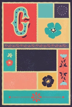 Paperback G: Monogrammed Anxiety Journal - Mental Health and Wellness Planner with Mood Tracker - Gratitude Diary for Women Book