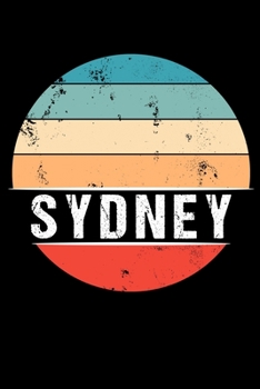 Paperback Sydney: 100 Pages 6 'x 9' - Dot Grid Paper Journal Manuscript - Planner - Scratchbook - Diary Book