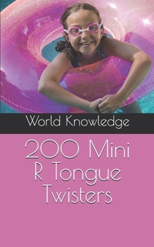 Paperback 200 Mini R Tongue Twisters Book