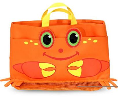 Clicker Crab Beach Tote Bag