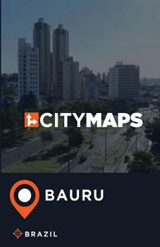 Paperback City Maps Bauru Brazil Book