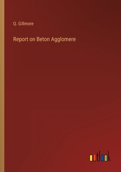 Paperback Report on Beton Agglomere Book