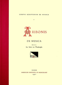 Hardcover CSM 2 Aribo (11th C.), de Musica, Edited by Jos. Smits Van Waesberghe: Volume 2 Book