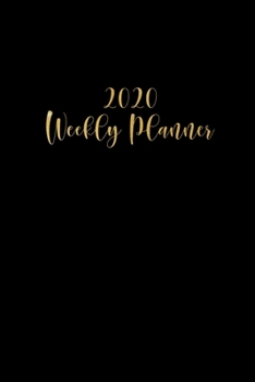 Paperback 2020 Weekly Planner: Black Minimalist Planner with Bible Verses, Christmas Gift, Birthday Gift Ideas for Entrepreneurs, At A Glance Calenda Book