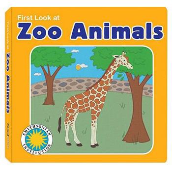 Hardcover First Look at Zoo Animals Book