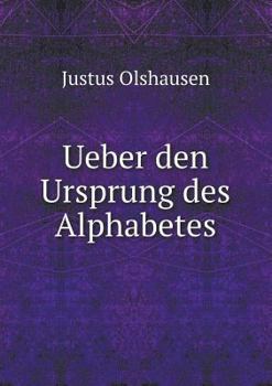 Paperback Ueber den Ursprung des Alphabetes [German] Book