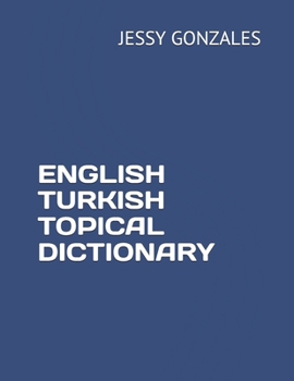 Paperback English Turkish Topical Dictionary Book