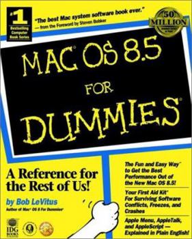 Paperback Mac OS 8.5 for Dummies Book