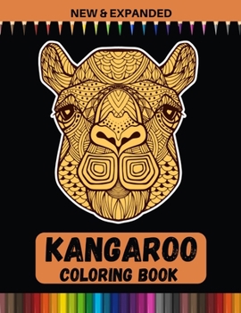 Paperback Kangaroo Coloring Book (New & Expanded): Stress-relief Coloring Book For Adult. Book