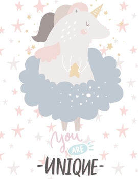 You Are Unique : Unicorn Sketchbook For Teen Girls 10-12 With No Lines 8.5 x 11 inches: Unicorn Gifts For Girls Kids Birthday Journal and Notebook ... Kawaii Sketchbook For Girls Christmas Xmas