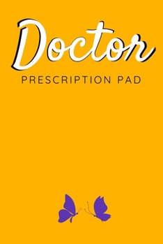 Paperback Doctor Prescription Pad: Doctors Patient Prescription Rx Pad Paper Notebook Book