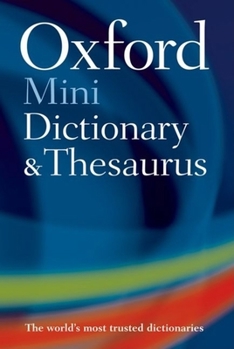 Paperback Oxford Mini Dictionary, Thesaurus, and WordPower Guide Book