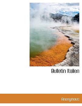 Paperback Bulletin Italien Book