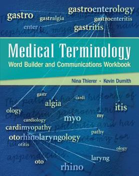 Paperback Medical Terminology Word Builder and Communications Workbook W/Flashcards Book