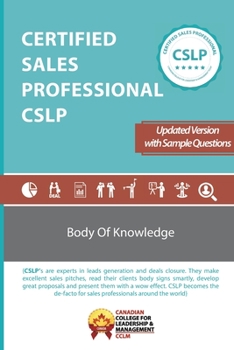 Paperback Certified Sales Professional CSLP Body of Knowledge Book