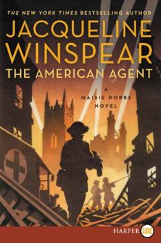 Paperback The American Agent: A Maisie Dobbs Novel [Large Print] Book