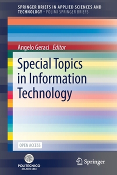 Paperback Special Topics in Information Technology Book