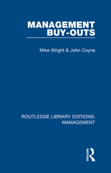 Hardcover Management Buy-Outs Book