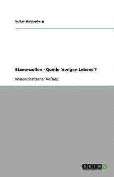 Paperback Stammzellen - Quelle 'ewigen Lebens'? [German] Book