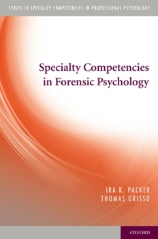 Paperback Specialty Competencies in Forensic Psychology Book