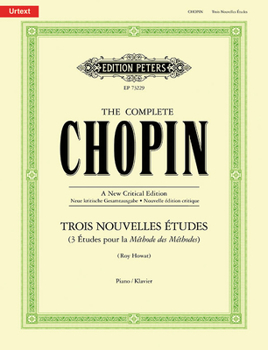 Paperback Trois Nouvelles Études for Piano: Sheet Book