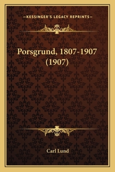 Paperback Porsgrund, 1807-1907 (1907) [Norwegian] Book