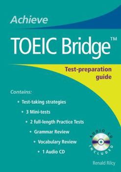 Paperback Achieve Toeic Bridge: Test-Preparation Guide Book